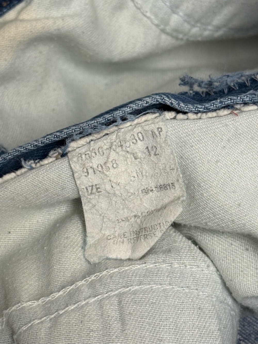 Upcycled Denim Tote bag (Vintage Brittania Jeans) Shoulder Bag - Picture 11 of 12